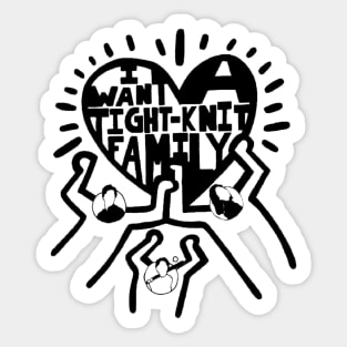 Tight-Knit Family Sticker